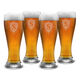 Monogrammed 23oz. Weizenbier Glass Set of 4 Image 4 of 5